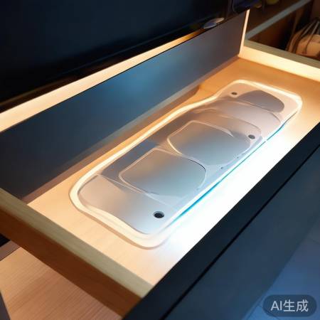 “消毒柜抽屉小灯,照亮收纳便捷