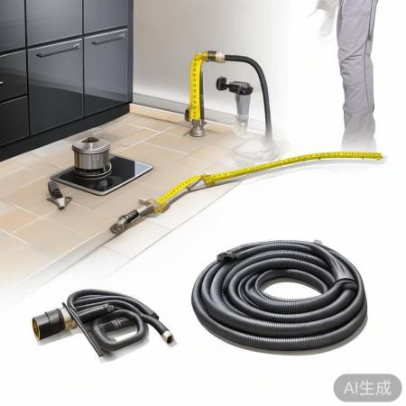 软管长度适宜，直径匹配防泄漏