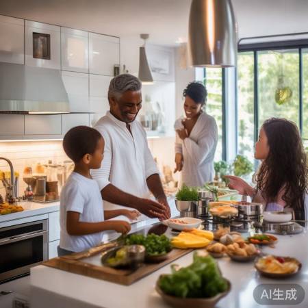 集成灶厨房，告别油烟烦恼