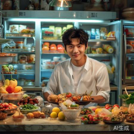 郑容和冰箱美食多