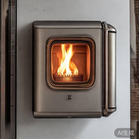 现代壁挂炉装饰，工业风暖意浓