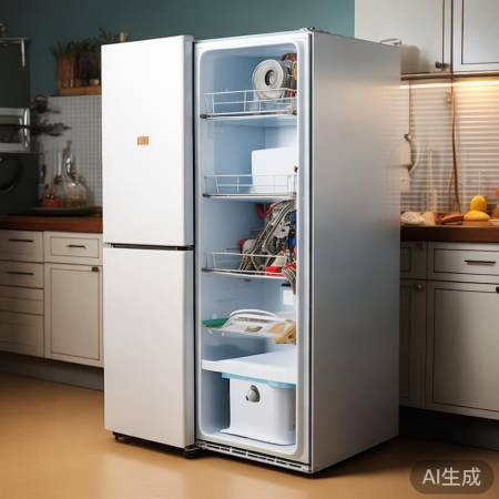 开冰箱门，减异响