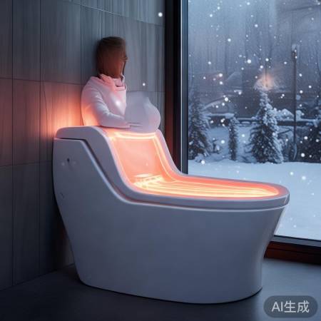 智能马桶，温暖冬日马桶