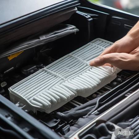 拆装比亚迪空调滤芯