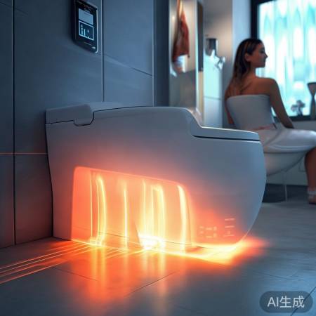 智能马桶快速加热,节能高效