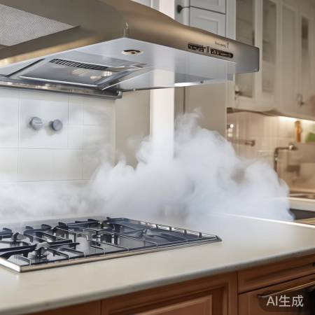 油烟机无止逆阀,油烟倒灌异味重