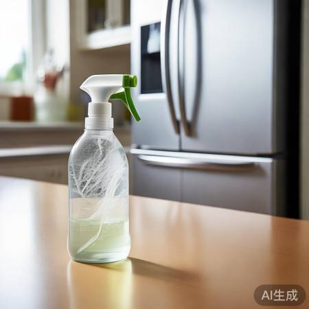 白醋温水清洁冰箱