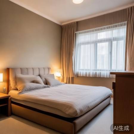 卧室面积1520平，舒适私密