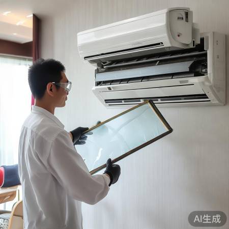 海尔空调,质量佳,拆装玻璃难题