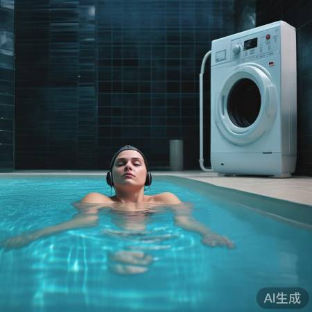 泳池宁静被洗衣机噪音打扰
