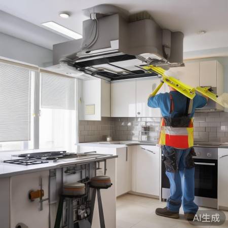 通风检查，确保平稳安装