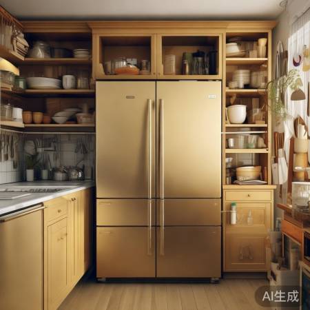 嵌入式冰箱，节省空间，美观大方