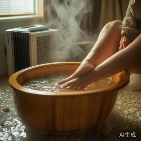 艾草泡脚，暖脚舒服，空调需谨慎