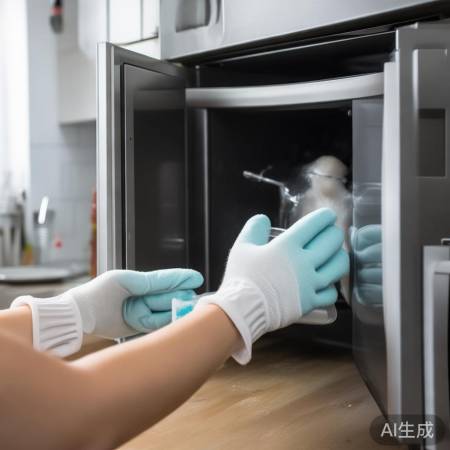 消毒柜清洁,角落勿遗漏