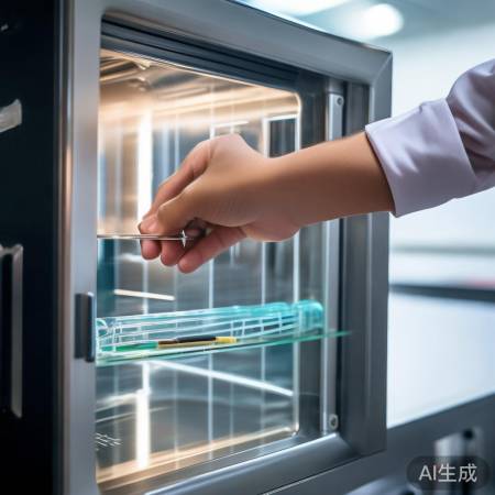 轻柔使用消毒柜