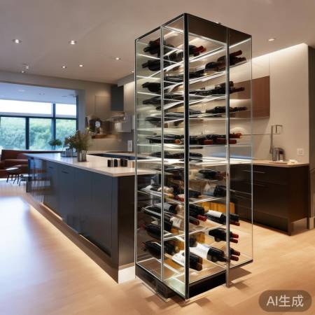 红酒柜矮,巧解决