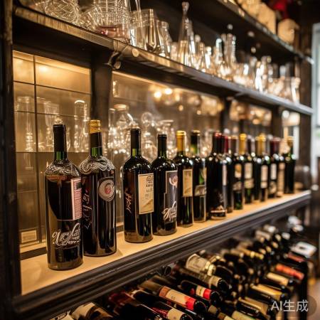 酒柜创意收纳,美酒美器共舞