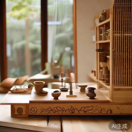 茶道架：实用与美学融合