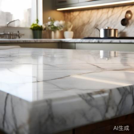 厨房石材选光滑不易粘油材质