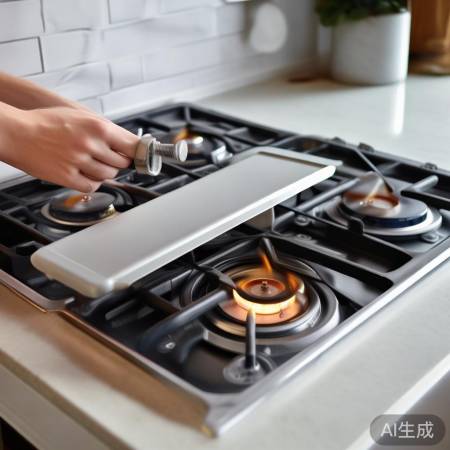 燃气灶炉头卸法简单