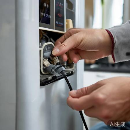 显示屏电源线松动