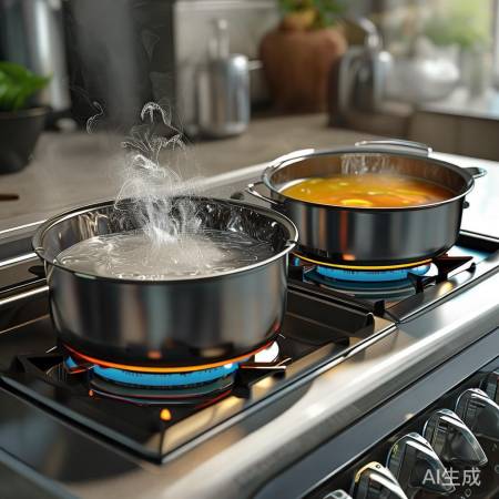 珠江燃气灶双灶,火力大小适中