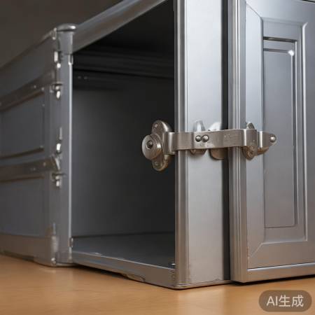 关上门板，锁具咔哒上锁