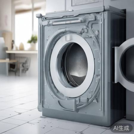 洗衣机内隐藏滤网，防堵塞。