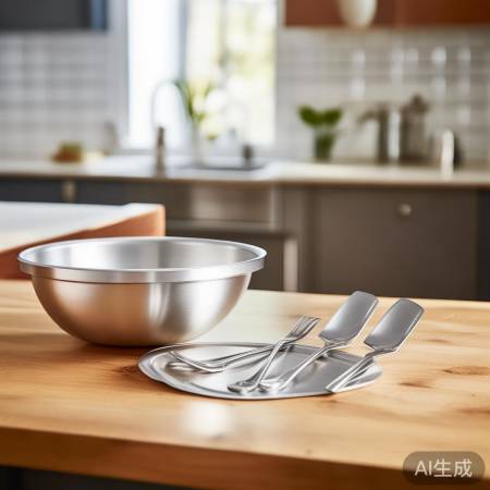 “铝材无毒，健康环保餐具”