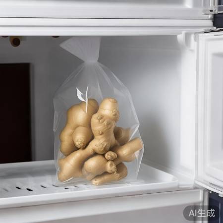 “生姜冷藏勿冷冻”