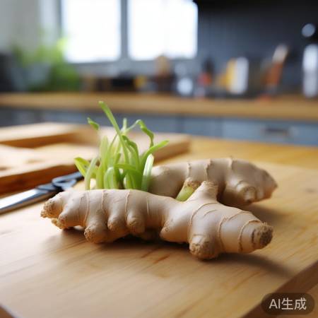 发芽姜可食用,及时食用佳
