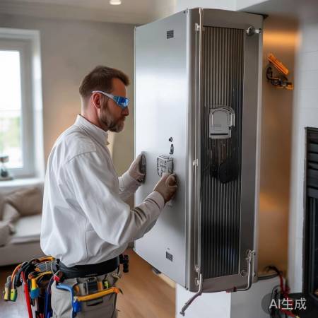 壁挂炉安装需通风排水，维护不可