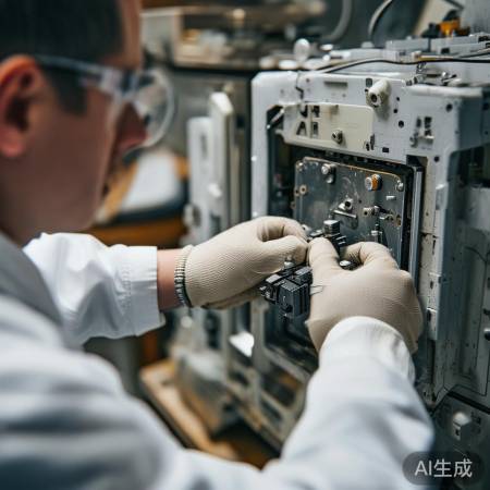 换温控开关，拧紧螺丝