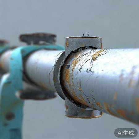 检查管道，紧固或更换