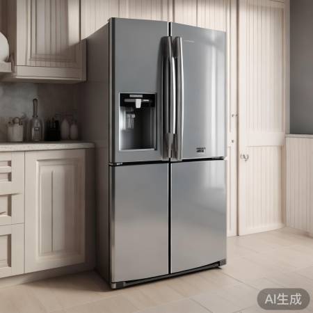 时尚700宽冰箱，容量大