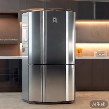 冰箱外观简约,搭配家居美