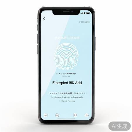 找到指纹图标,点击添加指纹