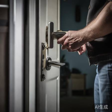 锁晃动，像交给了摇臂机器人