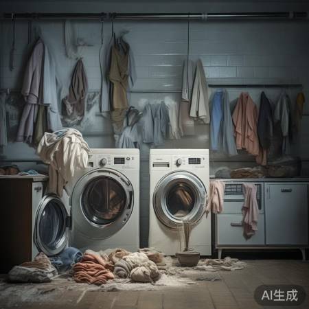 波轮洗衣：噪音大，磨损高