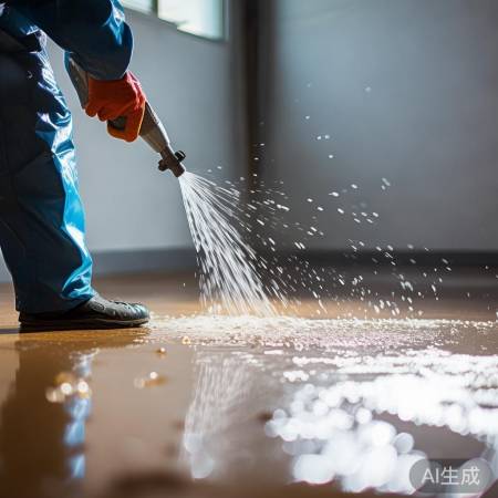 喷水检查防水效果