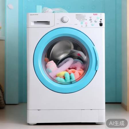 儿童专用洗衣机，呵护童装。