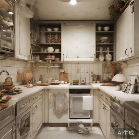 消毒柜巧用分隔板