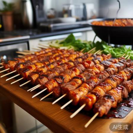 自制香气扑鼻烤串