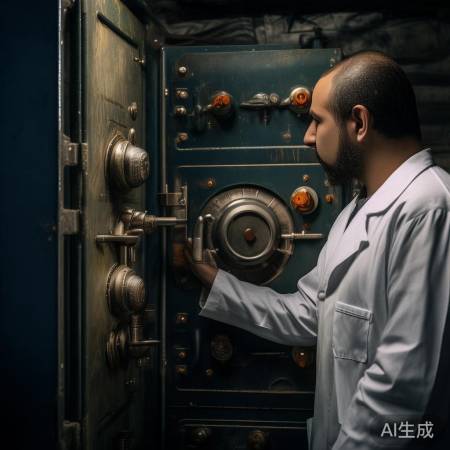 成功解锁,保险柜开启