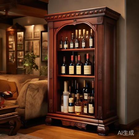 雪茄红酒威士忌收藏柜，品味生活