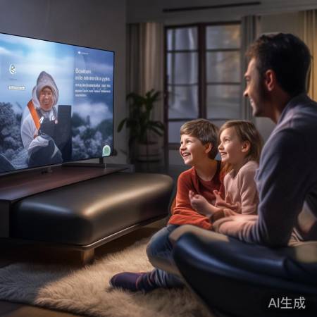“小米电视,家人观影互动好帮手