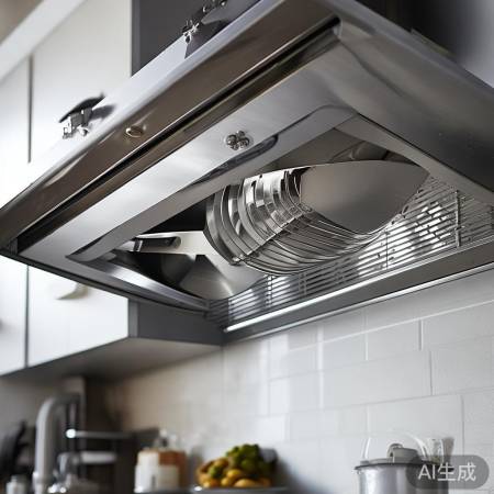 检查油烟机风扇叶片