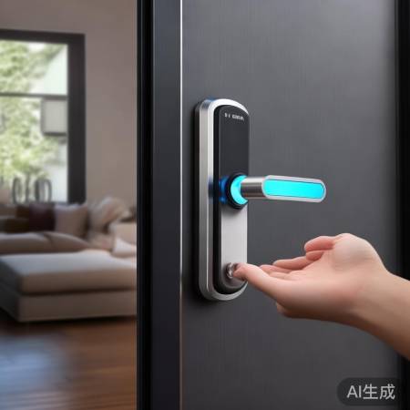 智能锁，一键自动锁