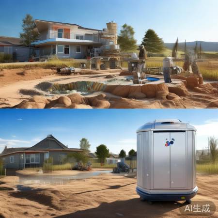 打井或地面热水器，根据预算选。