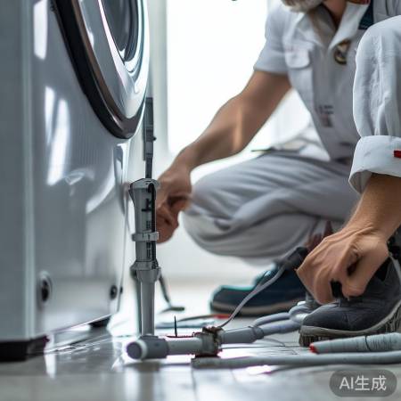 检查洗衣机安装与连接